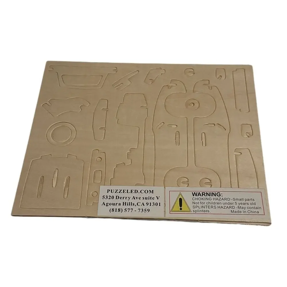 Woodcraft Puzzle Construction Kit 3D Puzzled B7401SM Sports Car 1020 Car‎ Auto